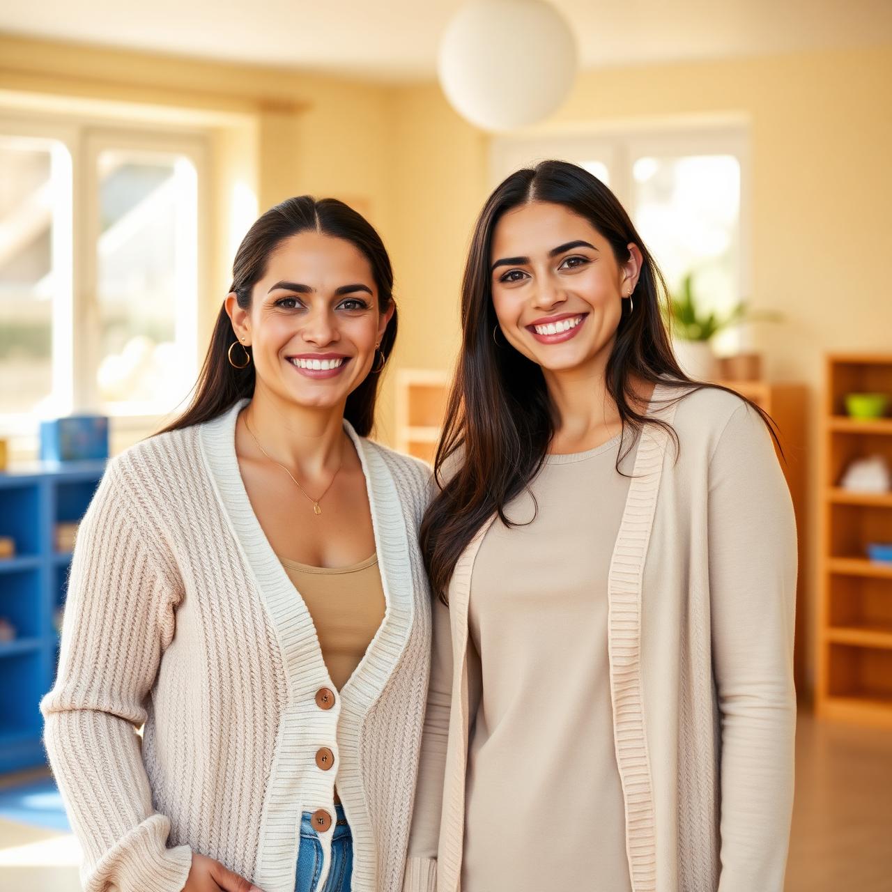 Juliet Khochaba and Nohara Dawood, founders of Little Steps Academy